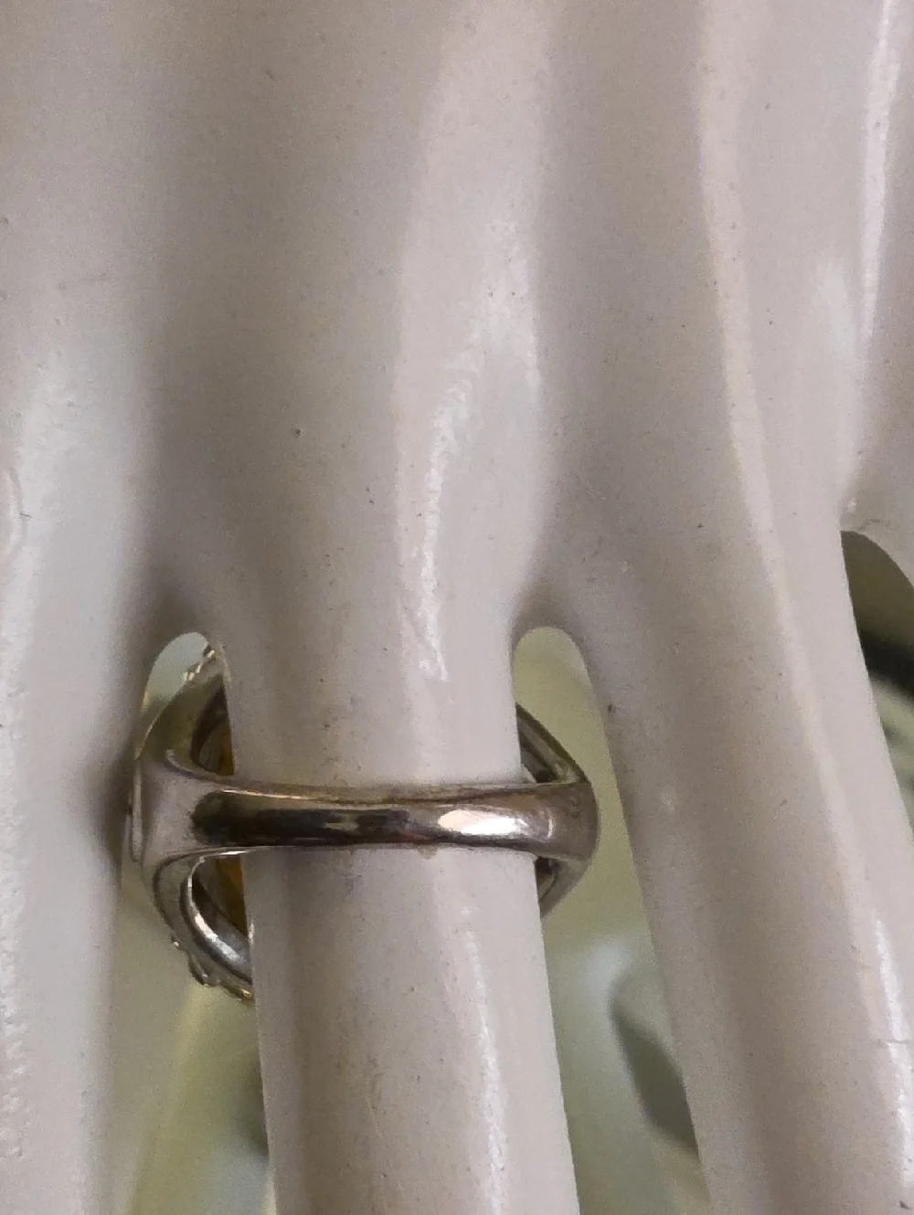 VINTAGE SMOKY QUARTZ Sz 7 Ladies Cocktail Ring, EUC More Detail In Descript.